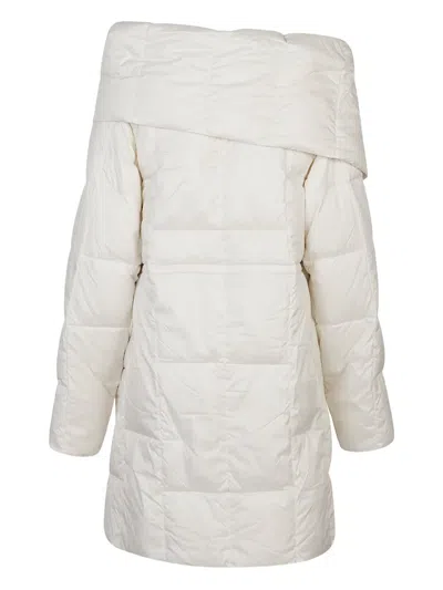 Add Quilted Wrap Coat In Neutral