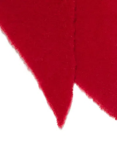 Faliero Sarti Triangular-shape Scarf In Red