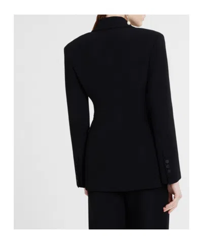 Ermanno Scervino Single-breasted Jacket In Technical Cady In Black