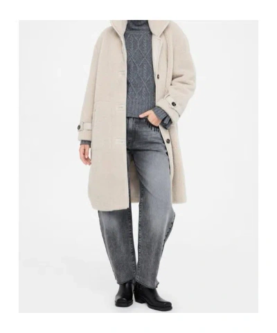 Liu •jo Single-breasted Coat In Neutral
