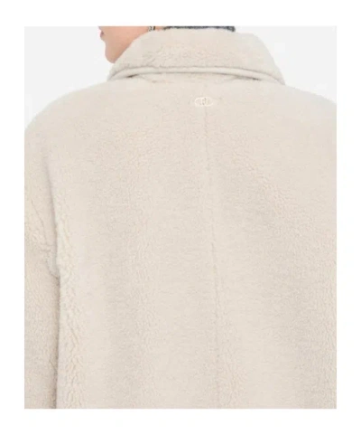 Liu •jo Single-breasted Coat In Neutral