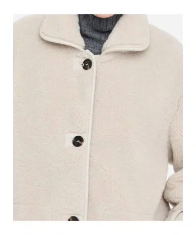 Liu •jo Single-breasted Coat In Neutral