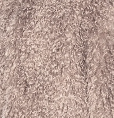 Tagliatore Eco-shearling Jacket In Brown