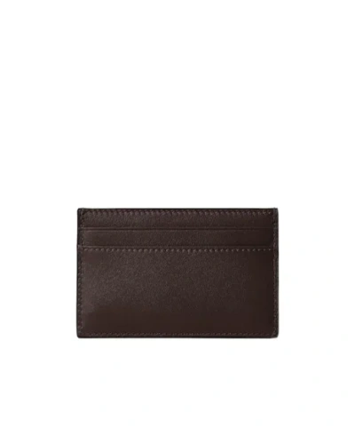 Gucci Men Black Card Holder With Horsebit On The Front In Leather Man In Black