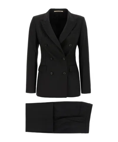 Tagliatore Tailored Double-breasted Wool Suit In Multi