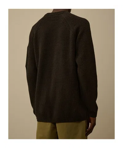 C.p. Company Lens-detail Knitted Sweater In Multi