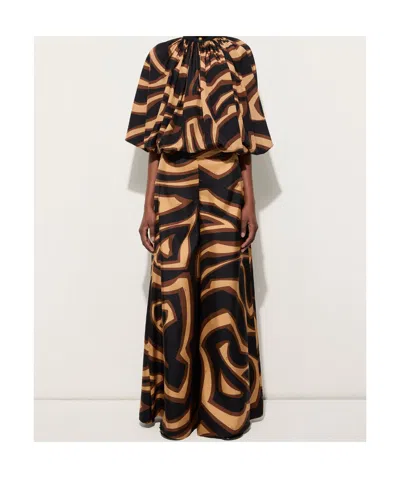 Pucci Abstract-pattern Print Silk Trousers In Multi