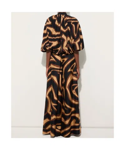 Pucci Abstract-pattern Print Silk Trousers In Multi