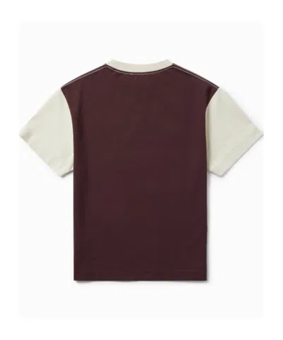 1989 Studio Round-neck Short-sleeve T-shirt In Burgundy