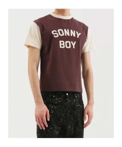 1989 Studio Round-neck Short-sleeve T-shirt In Burgundy