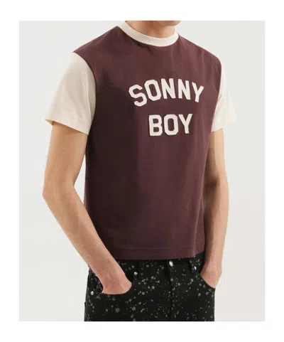 1989 Studio Round-neck Short-sleeve T-shirt In Burgundy