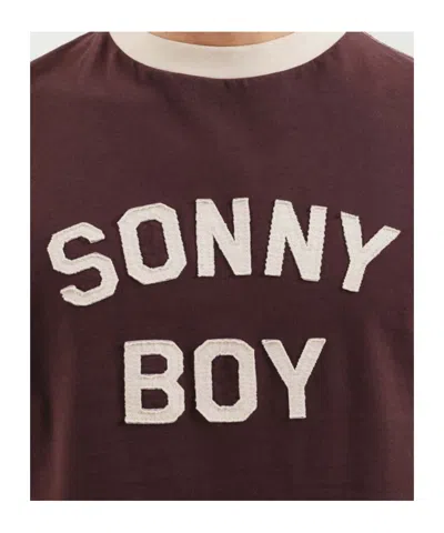 1989 Studio Round-neck Short-sleeve T-shirt In Burgundy