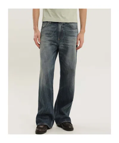 1989 Studio Osaka Faded Jeans In Black