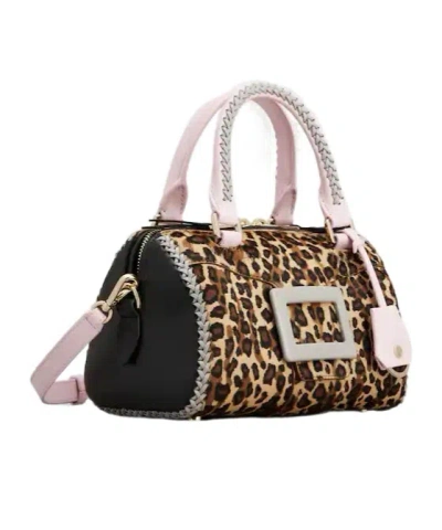 Roger Vivier Belle Vivier Bag In Pony Effect Leather In Multi