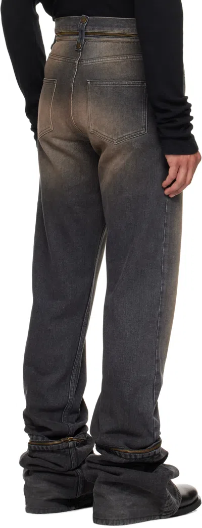 Egonlab Fitted Jeans In Black