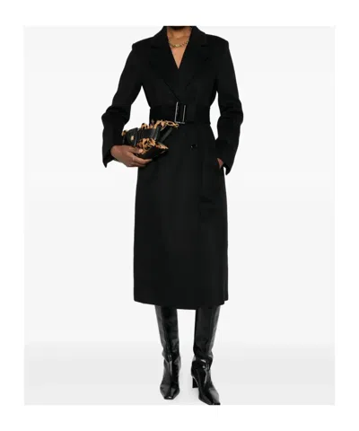 Patrizia Pepe Coat In Black