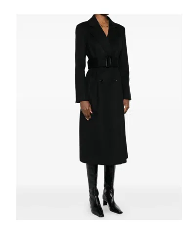 Patrizia Pepe Coat In Black