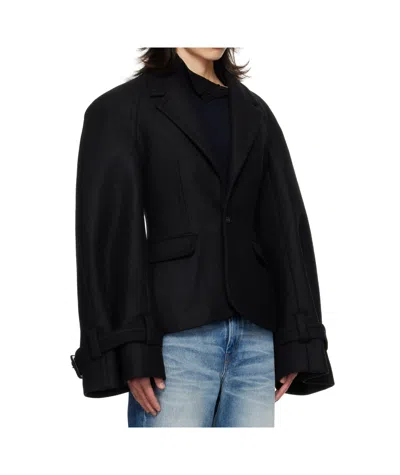 Egonlab Raglan Tailoring Blazer In Black
