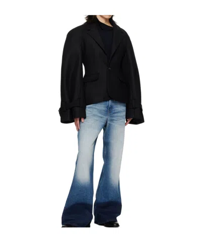 Egonlab Raglan Tailoring Blazer In Black