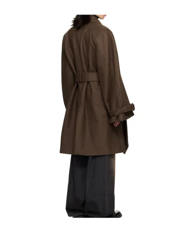 Egonlab Long Raglan Coat In Multi