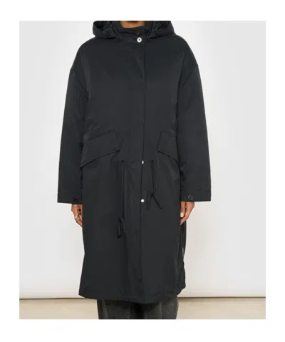 Closed Cotton And Nylon Parka Coat In Blue
