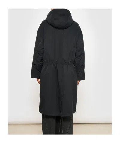 Closed Cotton And Nylon Parka Coat In Blue