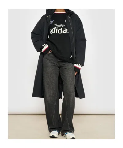 Closed Cotton And Nylon Parka Coat In Blue