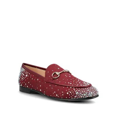Gucci Jordaan Loafers With Gg Fabric And Hardware In Animal Print