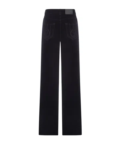 La Doublej Belt Loop Casual Pants In Black