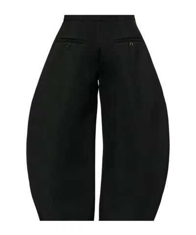 Uma Wang Button Casual Pants In Black