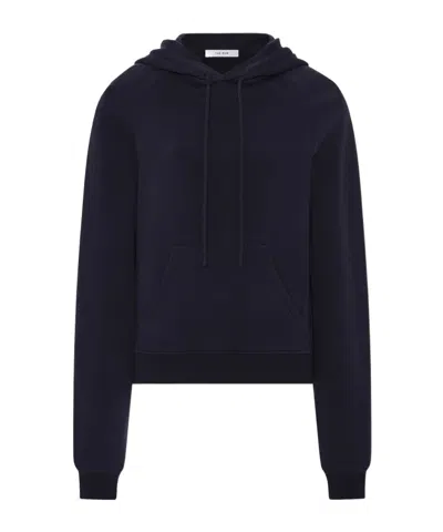 The Row Timia Sweatshirt In Cotton And Cashmere In Black