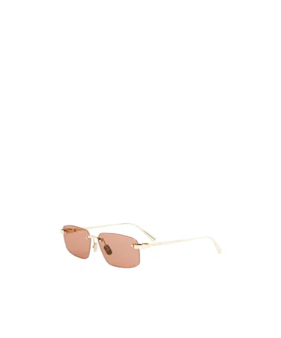 Dior Rimless Sunglasses In Multi