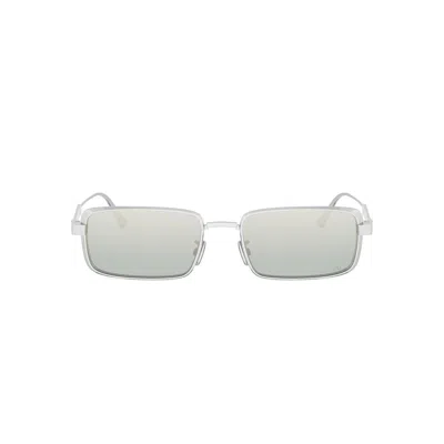 Dior Cannage S2u Rectangular Sunglasses In Gray