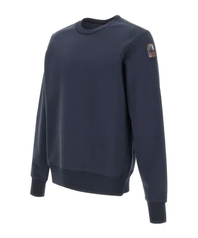 Parajumpers Logo-patch Sweatshirt In Blue