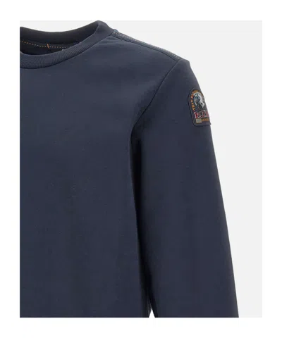 Parajumpers Logo-patch Sweatshirt In Blue