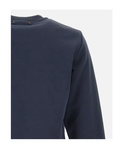 Parajumpers Logo-patch Sweatshirt In Blue