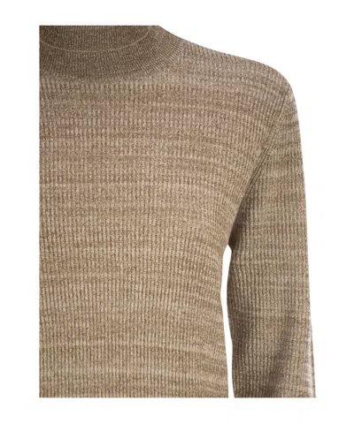 Fabiana Filippi Platinum Yarn Turtleneck In Multi