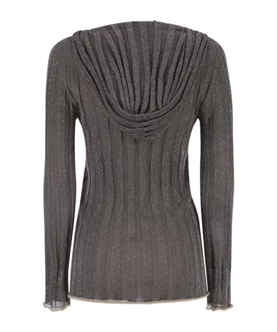 Fabiana Filippi Long-sleeved Sweater In Multi