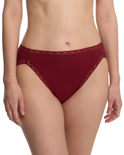 Natori Bliss French Cut Bikinis In Red