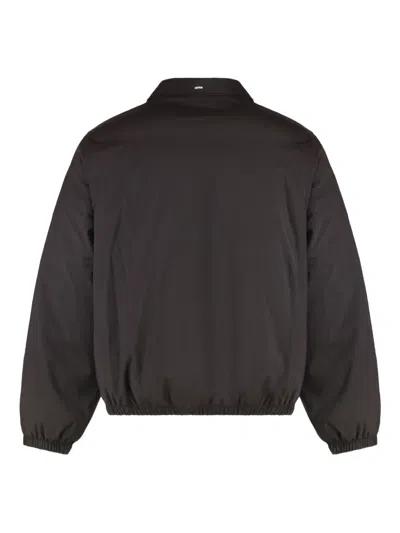 Our Legacy Avenue Puffa Churchill Stripe Water Repellent Down Puffer Jacket In Blue