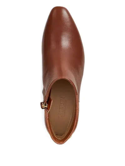 Ralph Lauren Demi Bootie In Brown