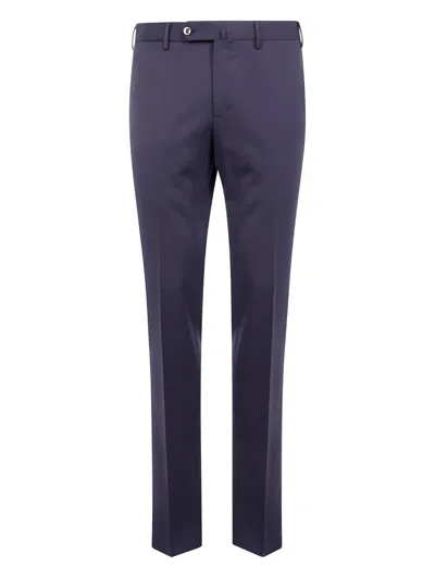 Pt Torino Straight-cut Trousers In Blue
