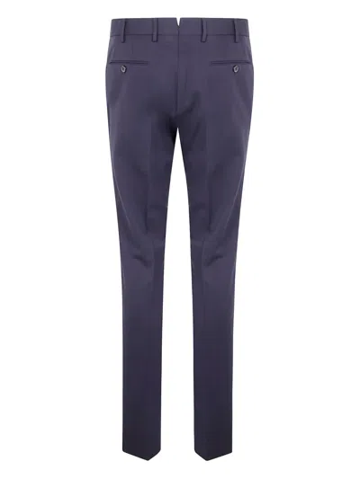 Pt Torino Straight-cut Trousers In Blue