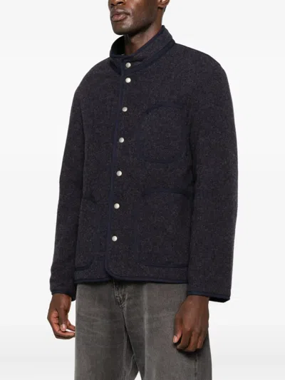 Taiga Takahashi Press-stud Fastening Jacket In Black