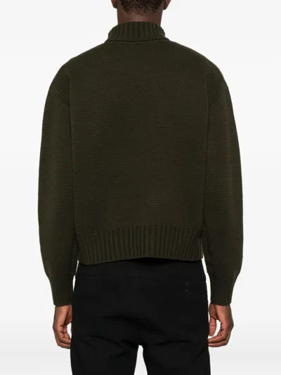 Taiga Takahashi Roll-neck Sweater In Green
