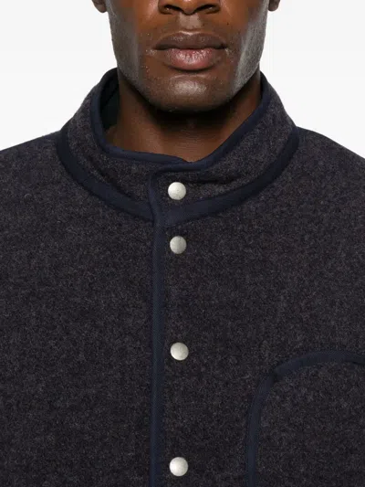 Taiga Takahashi Press-stud Fastening Jacket In Black