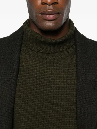 Taiga Takahashi Roll-neck Sweater In Green