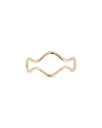Moon & Meadow 14k Yellow Gold Openwork Wave Ring In Gold