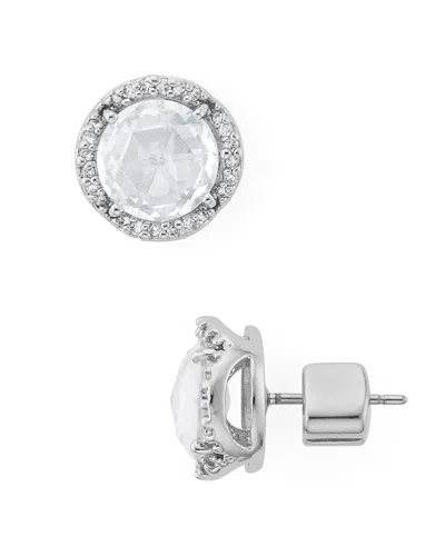 Kate Spade New York That Sparkle Pave Large Round Stud Earrings In Metallic