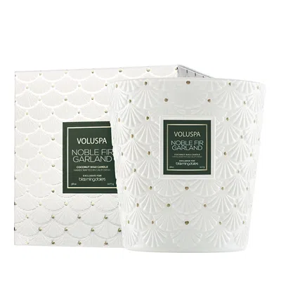 Voluspa Noble Fir Garland Candle 38 Oz. - Exclusive In White